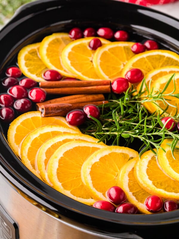 Holiday potpourri in a crockpot.